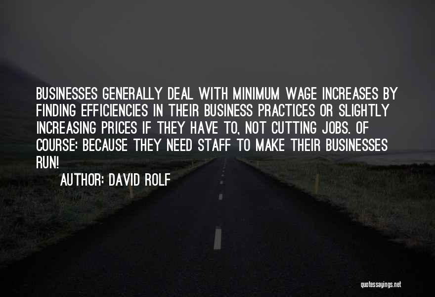 Business Practices Quotes By David Rolf