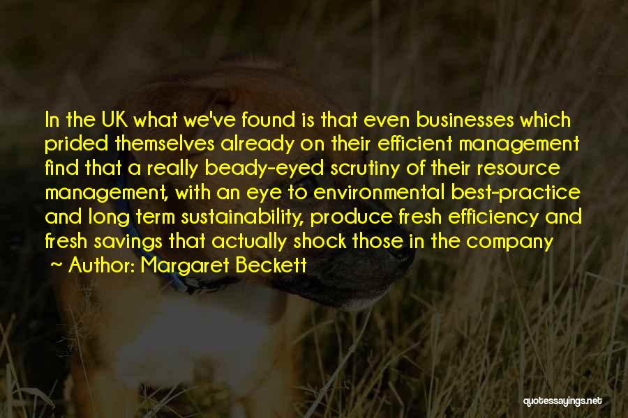 Business Practices Quotes By Margaret Beckett