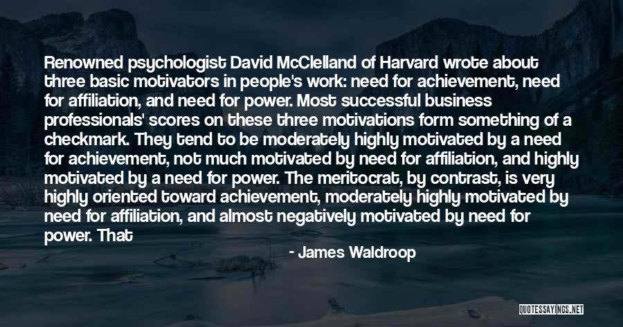 Business Professionals Quotes By James Waldroop