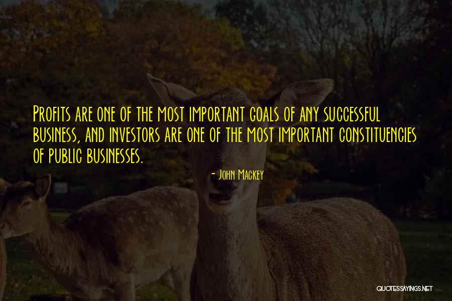 Business Profits Quotes By John Mackey