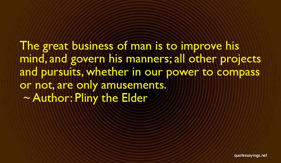 Business Projects Quotes By Pliny The Elder