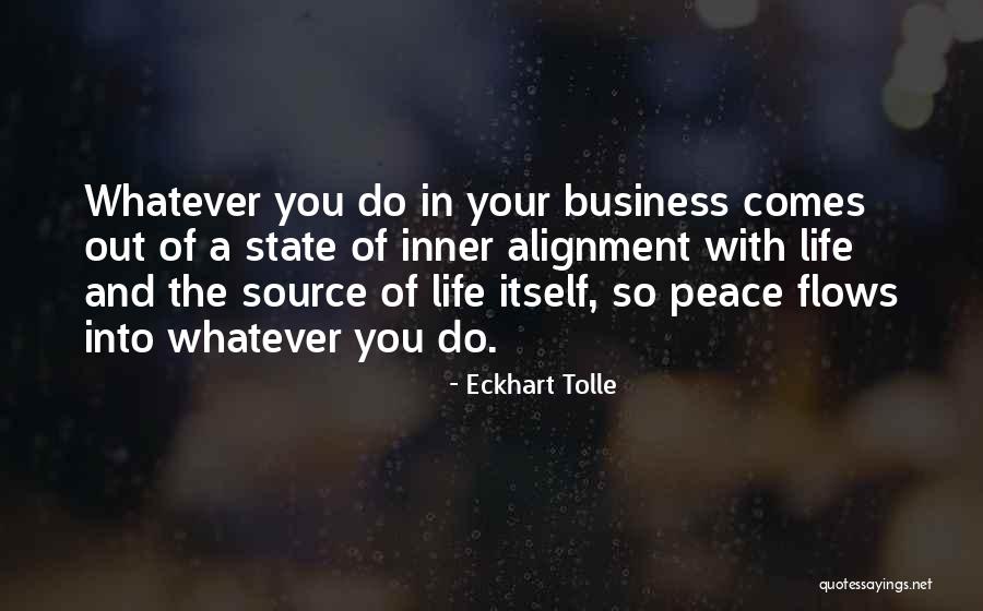 Business Quotes By Eckhart Tolle