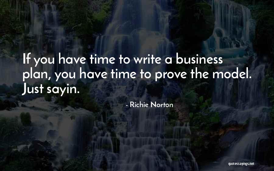 Business Quotes By Richie Norton