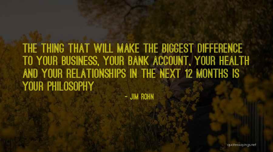 Business Relationships Quotes By Jim Rohn