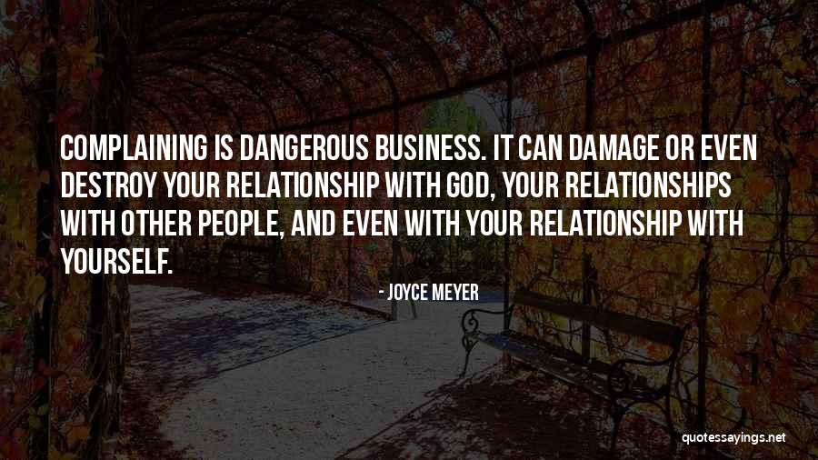 Business Relationships Quotes By Joyce Meyer