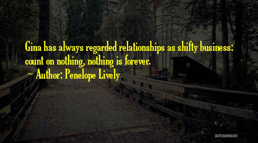 Business Relationships Quotes By Penelope Lively