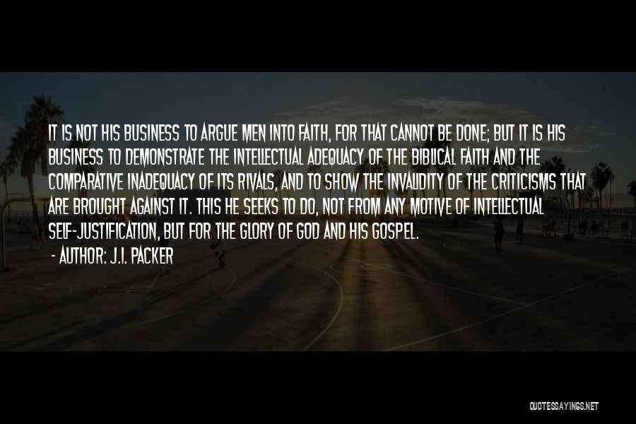 Business Rivals Quotes By J.I. Packer