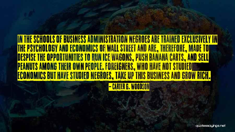 Business Schools Quotes By Carter G. Woodson
