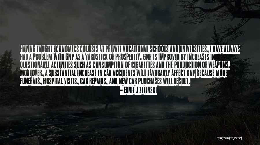 Business Schools Quotes By Ernie J Zelinski