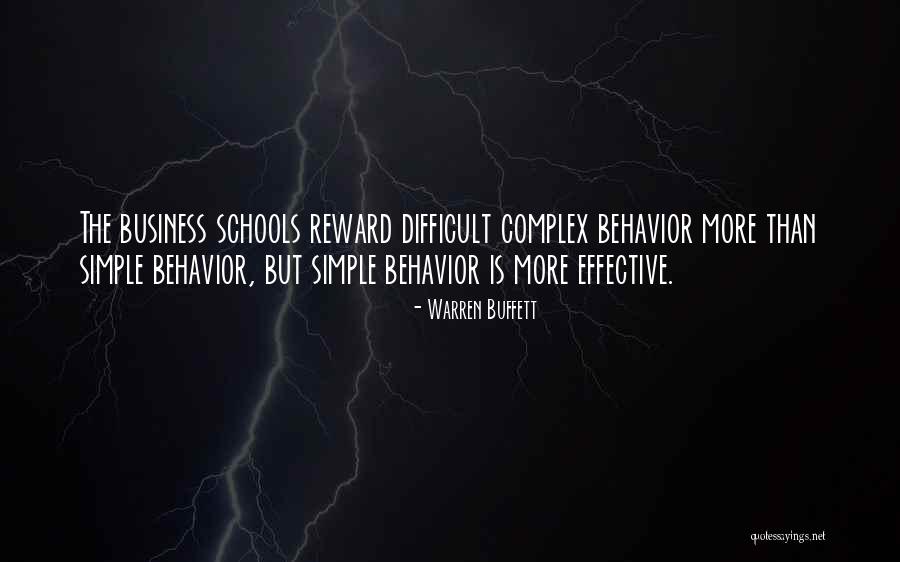 Business Schools Quotes By Warren Buffett