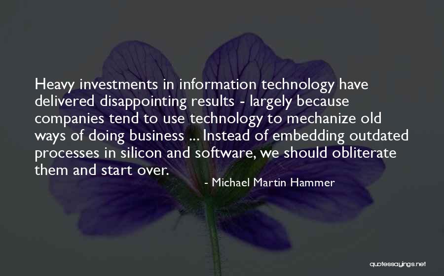 Business Software Quotes By Michael Martin Hammer Business Software Quotes By Michael Martin Hammer