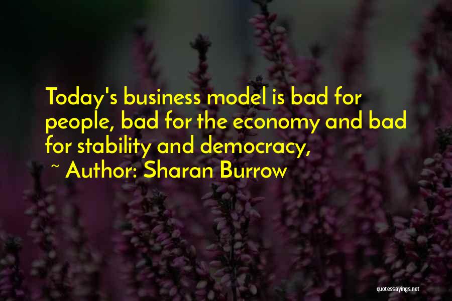 Business Stability Quotes By Sharan Burrow