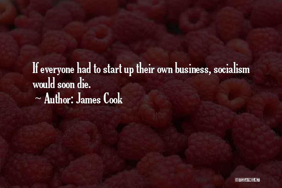 Business Start Up Quotes By James Cook