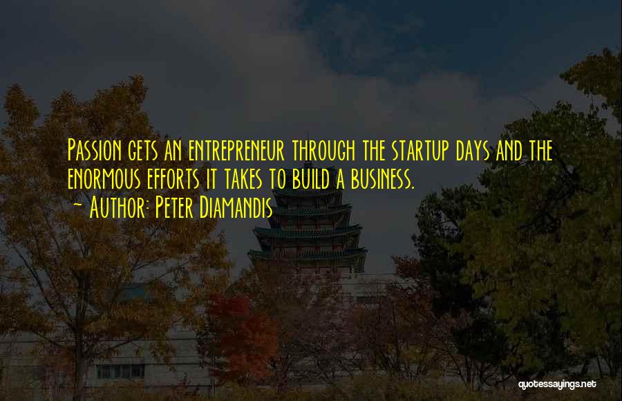 Business Startup Quotes By Peter Diamandis