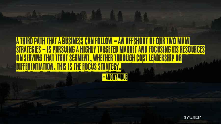 Business Strategies Quotes By Anonymous