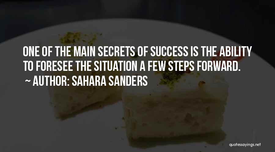 Business Strategies Quotes By Sahara Sanders