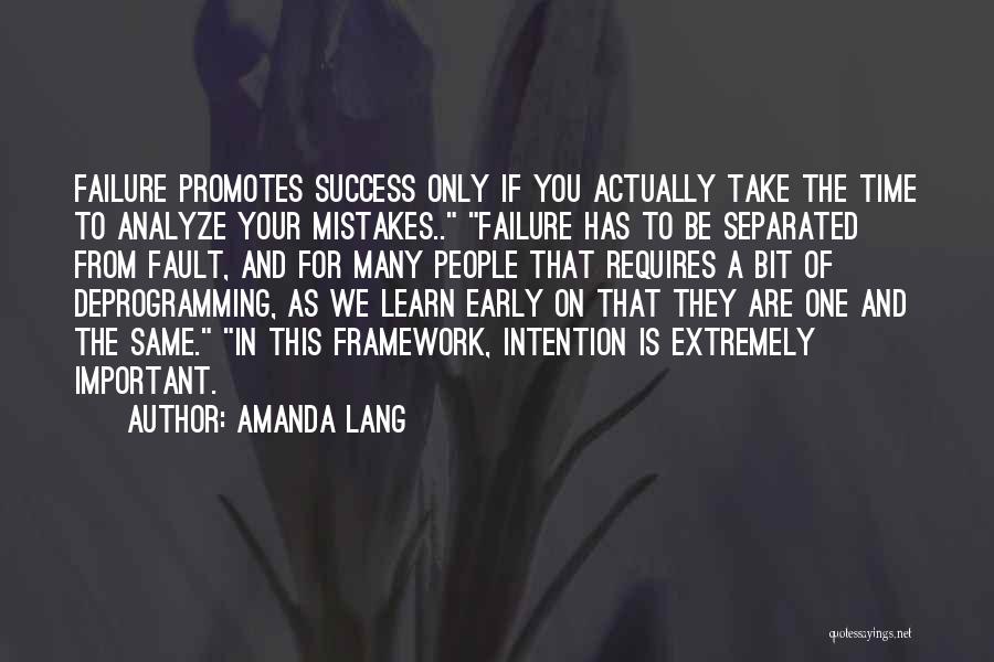 Business Success And Failure Quotes By Amanda Lang