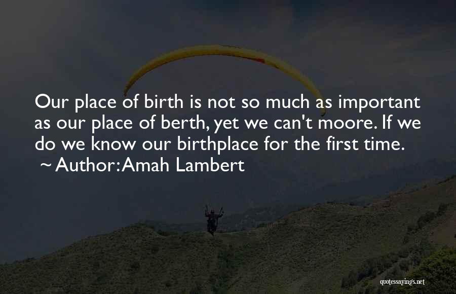 Business Success Motivation Quotes By Amah Lambert