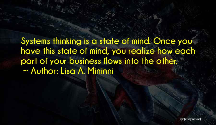 Business Systems Quotes By Lisa A. Mininni