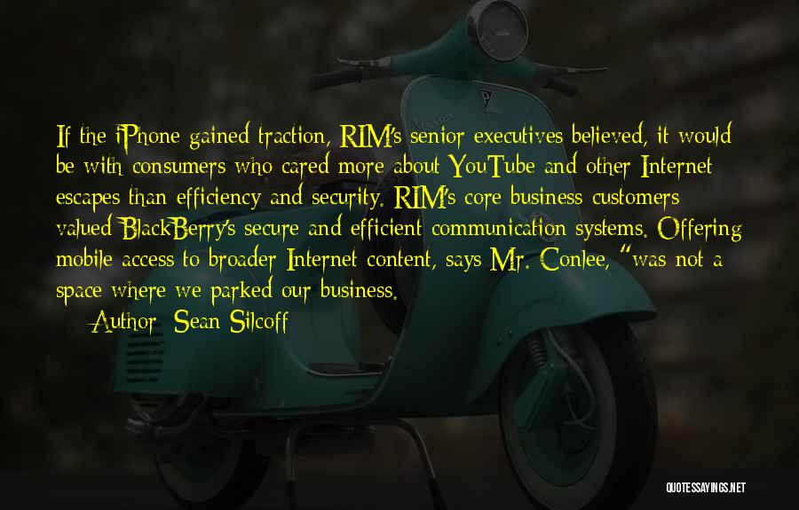 Business Systems Quotes By Sean Silcoff