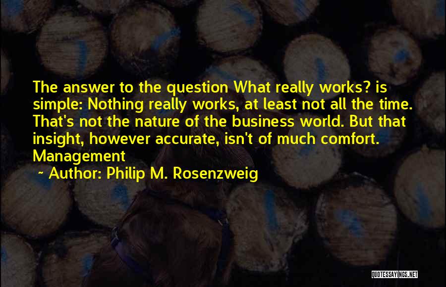 Business Time Management Quotes By Philip M. Rosenzweig