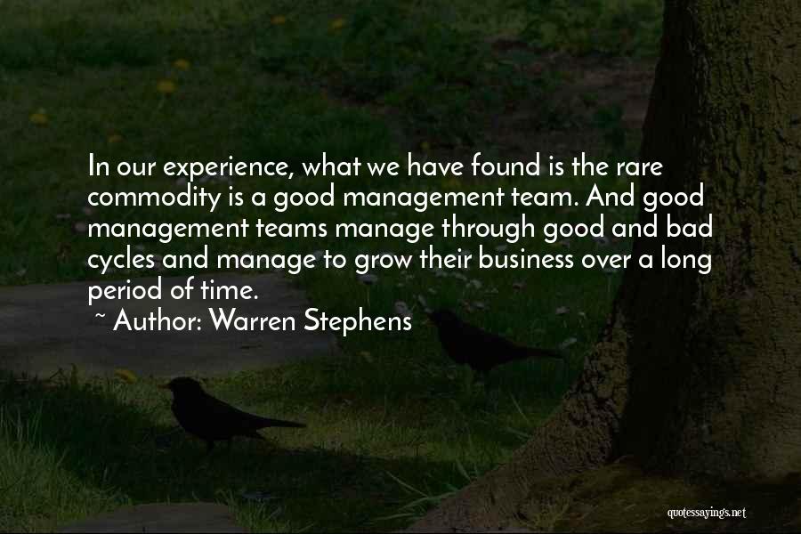 Business Time Management Quotes By Warren Stephens