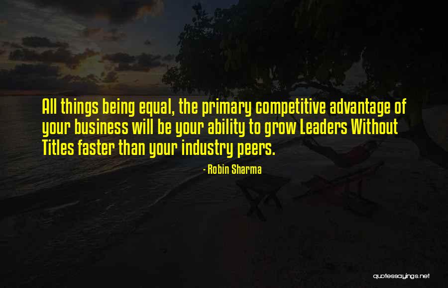 Business Titles Quotes By Robin Sharma