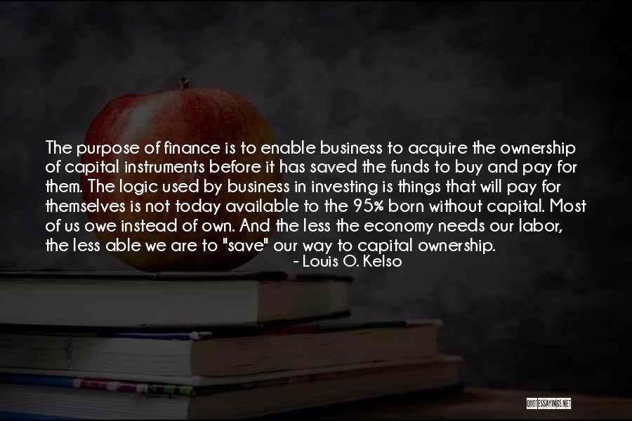 Business To Buy Quotes By Louis O. Kelso Business To Buy Quotes By Louis O. Kelso