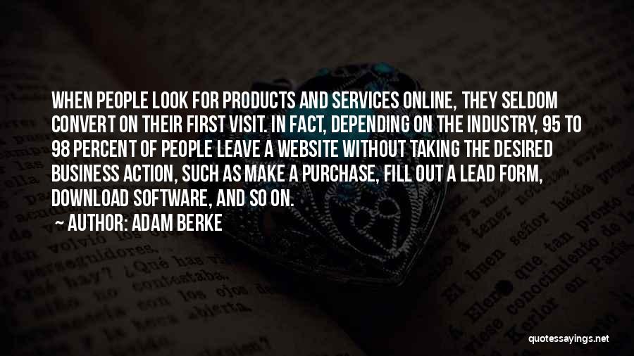 Business Website Quotes By Adam Berke