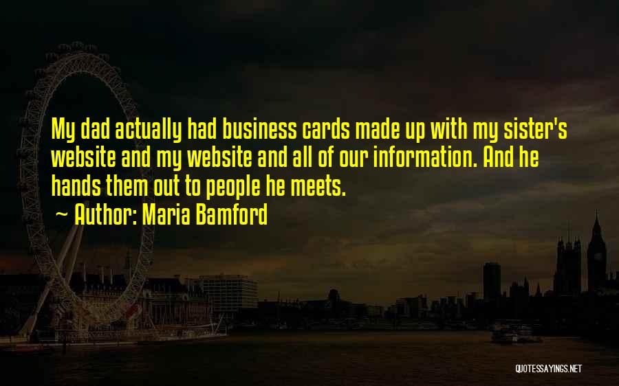 Business Website Quotes By Maria Bamford