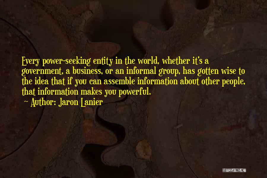 Business Wise Quotes By Jaron Lanier