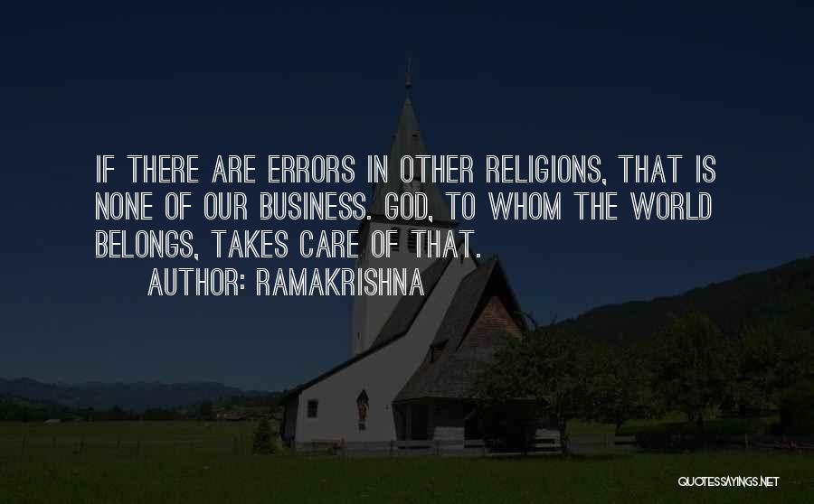 Business World Quotes By Ramakrishna