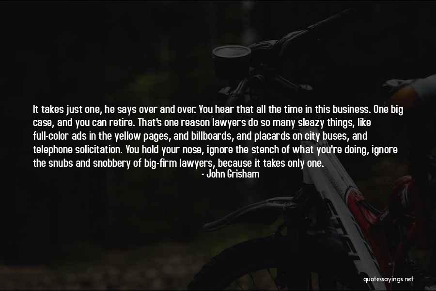 Business Yellow Pages Quotes By John Grisham