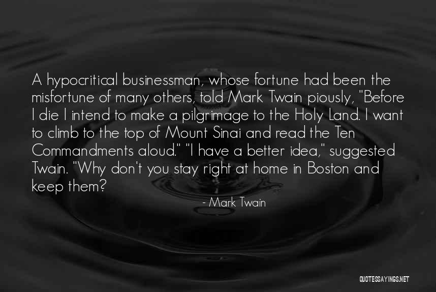 Businessman Quotes By Mark Twain