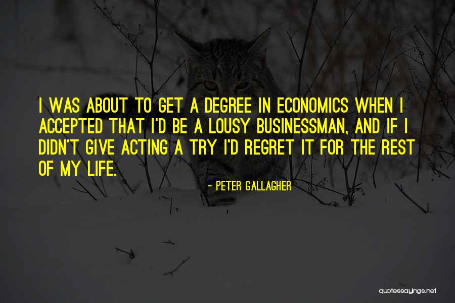 Businessman Quotes By Peter Gallagher