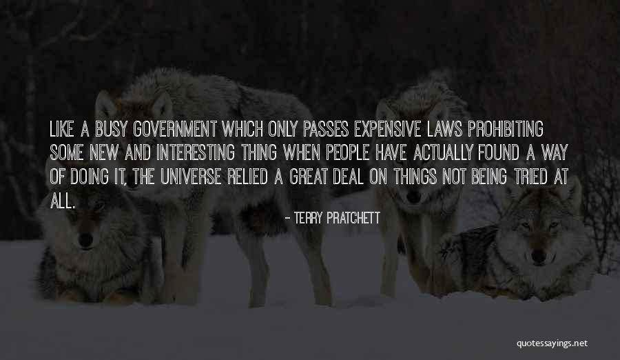 Busy Doing Things Quotes By Terry Pratchett Busy Doing Things Quotes By Terry Pratchett