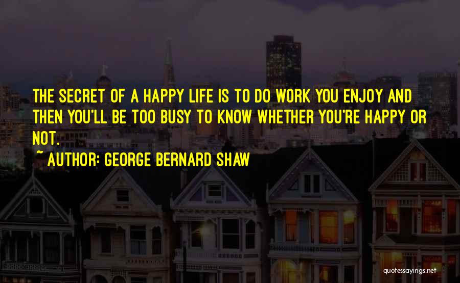 Busy Life Quotes By George Bernard Shaw