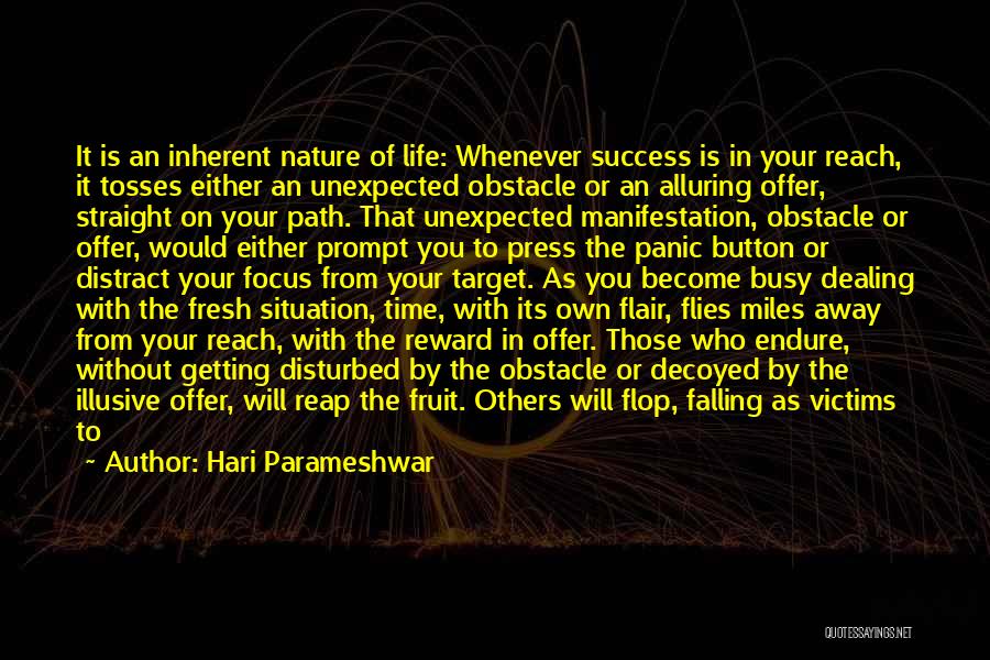 Busy Life Quotes By Hari Parameshwar