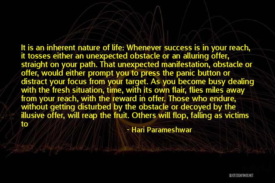 Busy Life Quotes By Hari Parameshwar