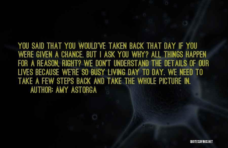 Busy Lives Quotes By Amy Astorga