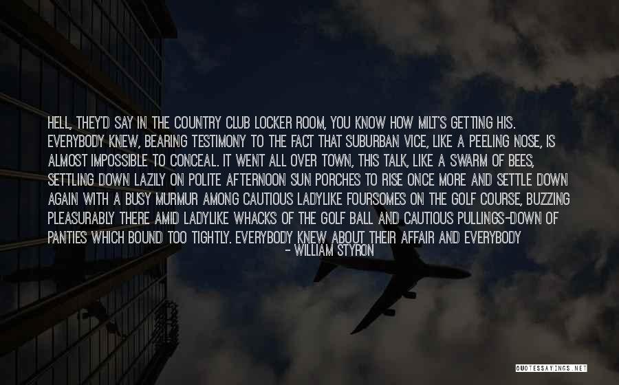 Busy Town Quotes By William Styron Busy Town Quotes By William Styron