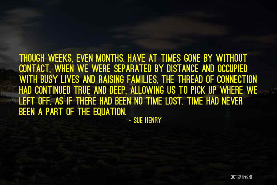 Busy Weeks Quotes By Sue Henry