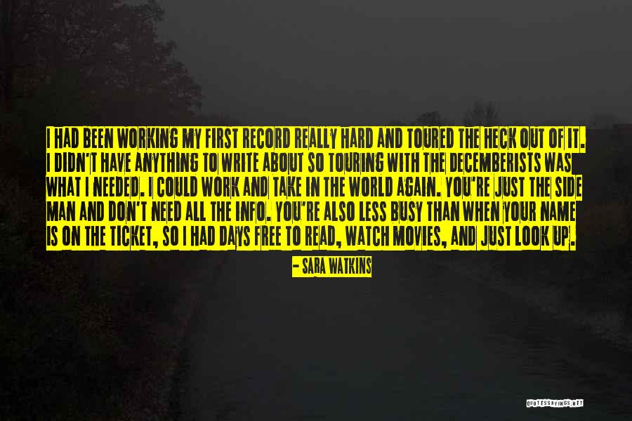 Busy Working Man Quotes By Sara Watkins Busy Working Man Quotes By Sara Watkins