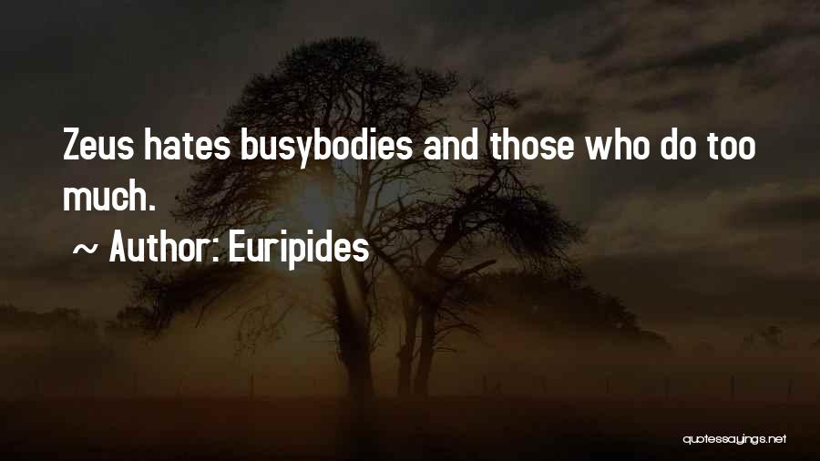 Busybodies Quotes By Euripides