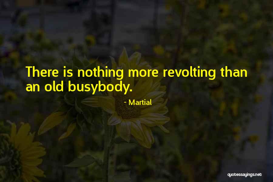 Busybodies Quotes By Martial