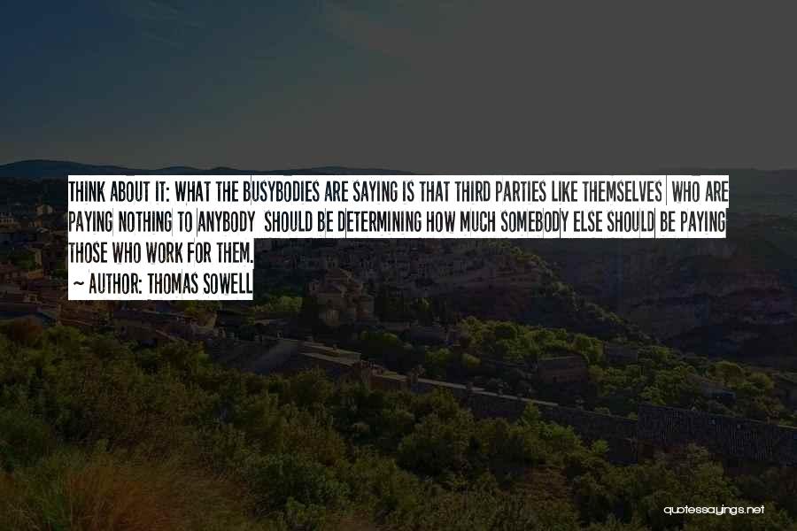 Busybodies Quotes By Thomas Sowell