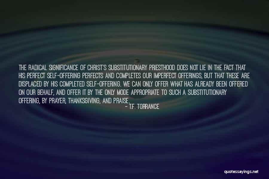 But Appropriate Quotes By T.F. Torrance But Appropriate Quotes By T.F. Torrance