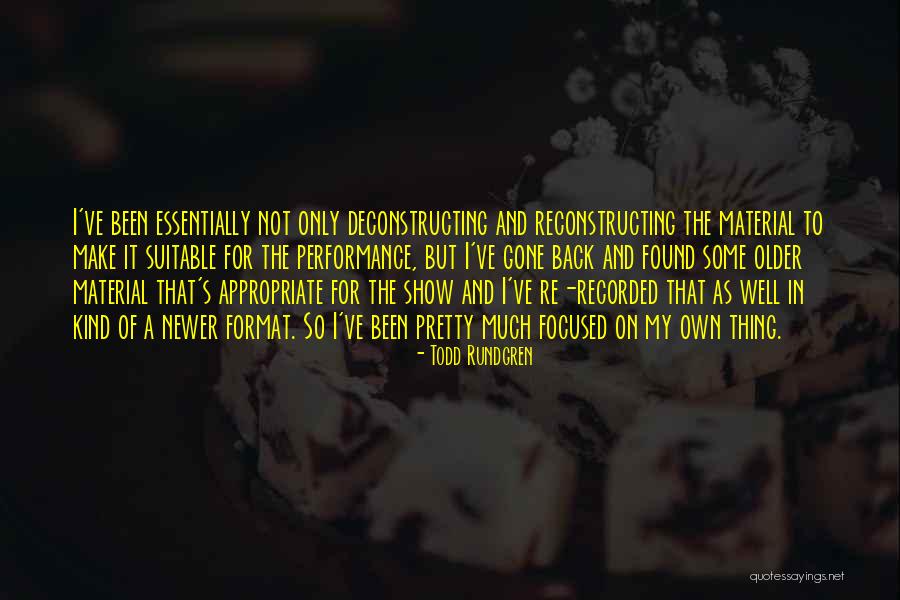 But Appropriate Quotes By Todd Rundgren But Appropriate Quotes By Todd Rundgren