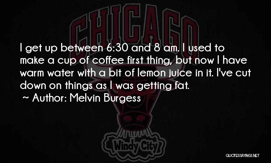 But First Coffee Quotes By Melvin Burgess