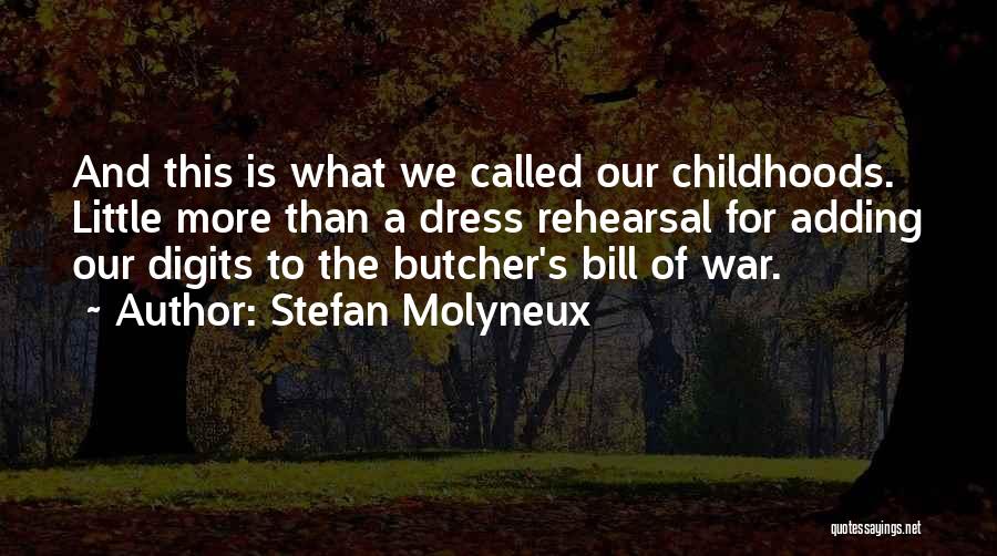 Butcher Bill Quotes By Stefan Molyneux